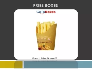 fries boxes