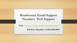 Roadrunner Customer Service Number 1-833-836-0944 | Roadrunner Tech Support