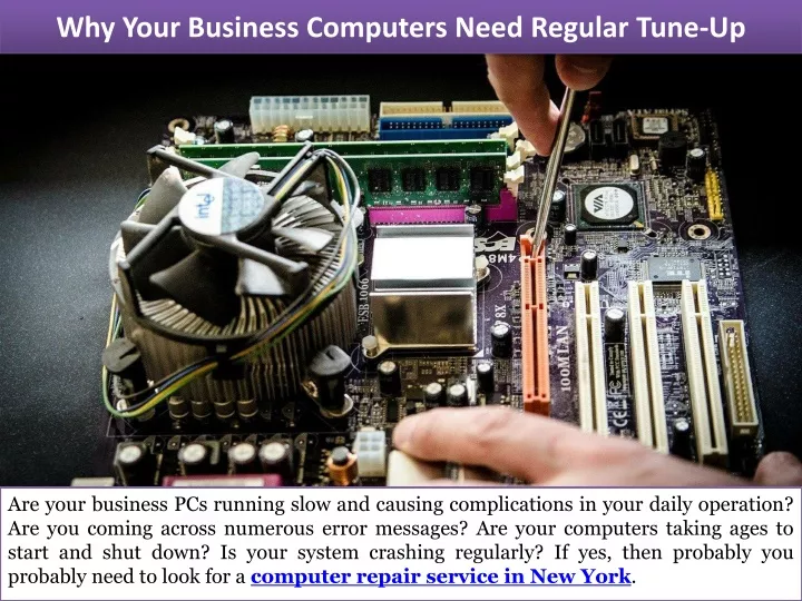 why your business computers need regular tune up