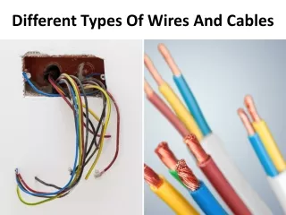 Many characteristics of electrical wires & classic traditional auto cables