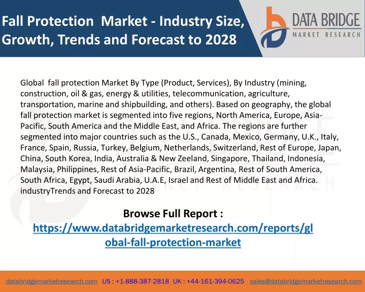 fall protection market industry size growth