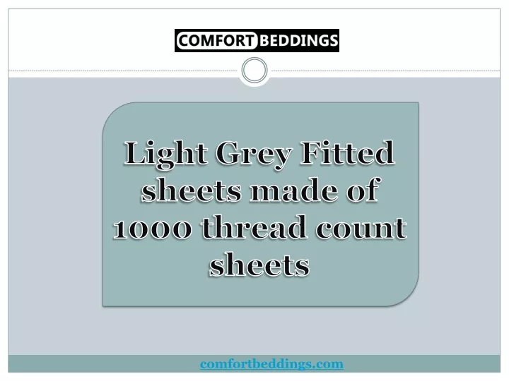 light grey fitted sheets made of 1000 thread