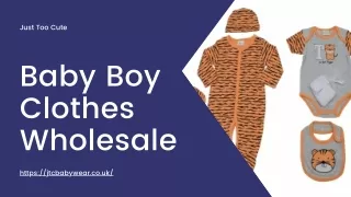 Baby Boy Clothes Wholesale