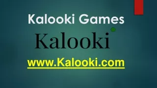 Kalooki.com Offer The Best Card Games Online To Players