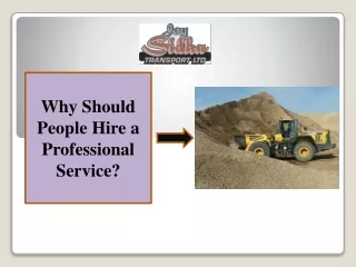 Why Should People Hire a Professional Service?