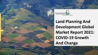 land planning and development global market