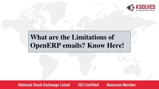 What are the Limitations of OpenERP emails- Know Here