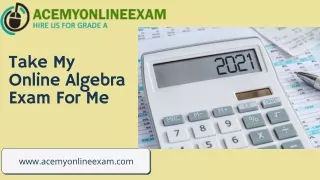 Take My Online Algebra Exam For Me
