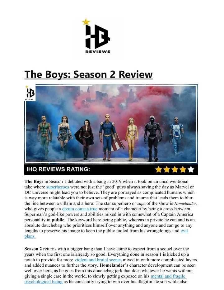 the boys season 2 review