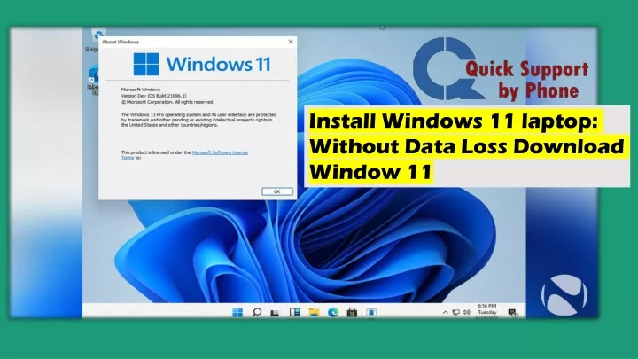 install windows 11 laptop without data loss