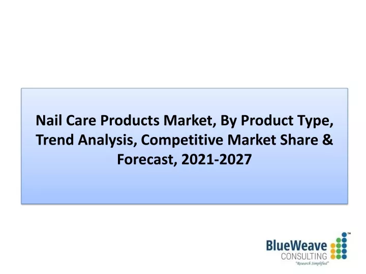 nail care products market by product type trend