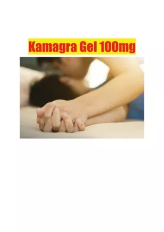 Kamagra Gel 100mg