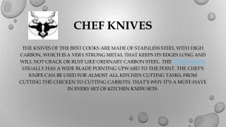 chef knives