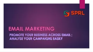 Email Marketing Service Provider - SPRL