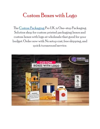 custom boxes with logo