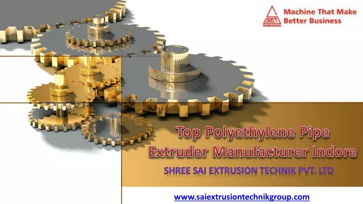 top polyethylene pipe extruder manufacturer indore