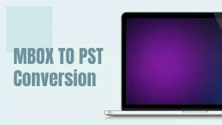 MBOX to PST Conversion