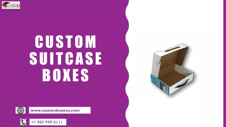 custom suitcase boxes