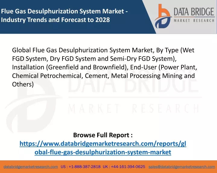 flue gas desulphurization system market industry