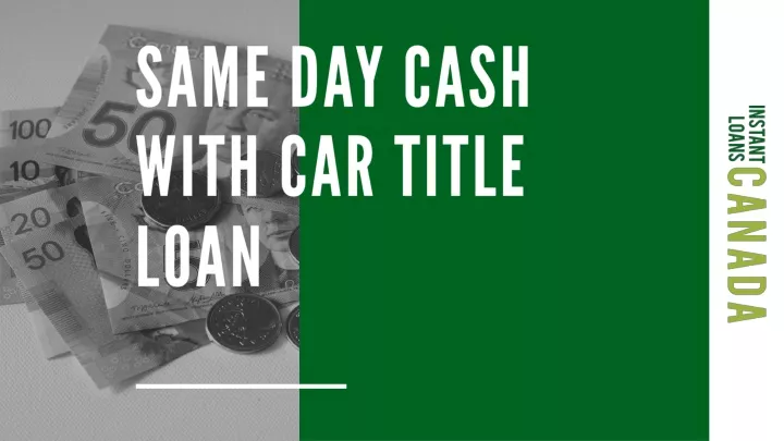 same day cash with car title loan