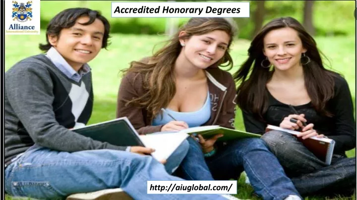 accredited honorary degrees
