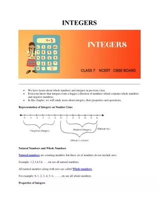 integers