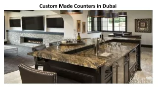 custom made counters in dubai