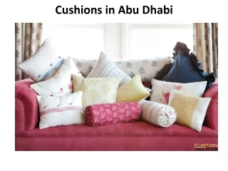 cushions in abu dhabi
