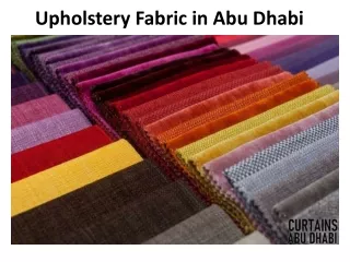 upholstery fabric in abu dhabi