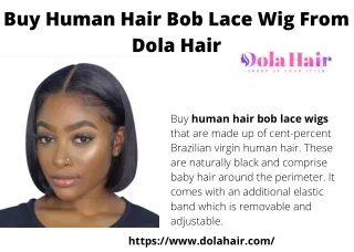 Human Hair Bob Lace Wigs Is Here For Fashionistas