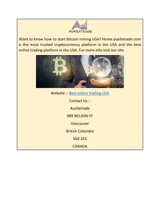 Best Online Trading USA  Home.auxilatrade.com