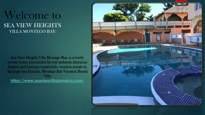 welcome to sea view heights villa montego bay