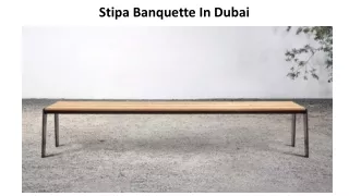 stipa banquette in dubai
