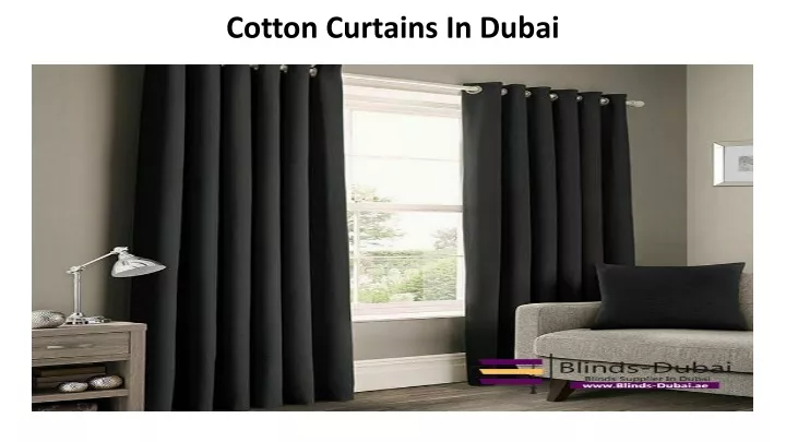 cotton curtains in dubai