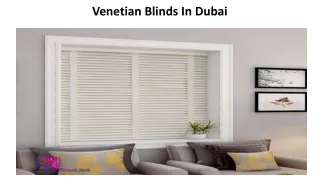 venetian blinds in dubai