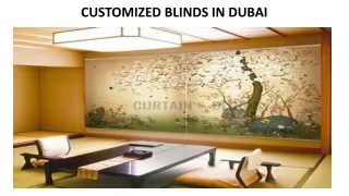 customized blinds in dubai