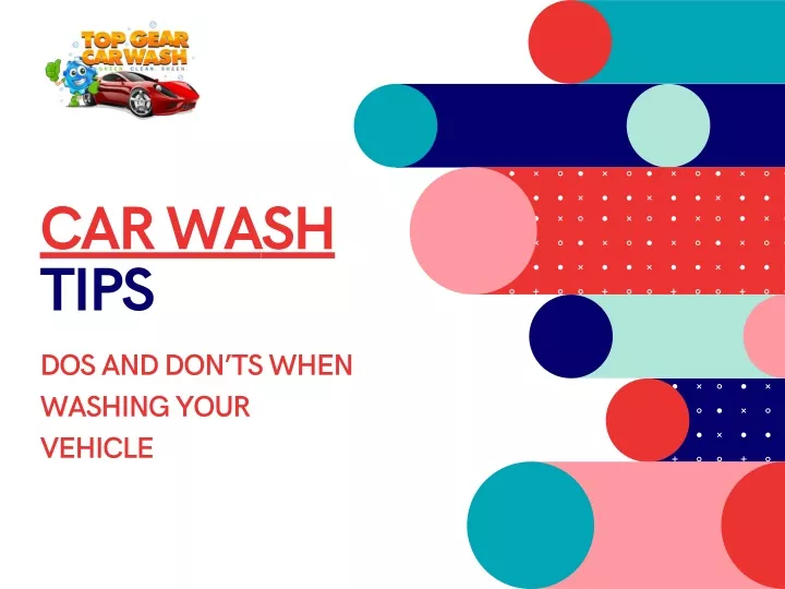 car wash tips