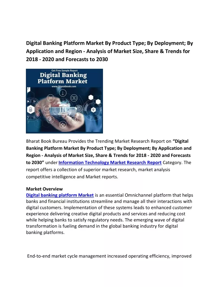 digital banking platform market by product type