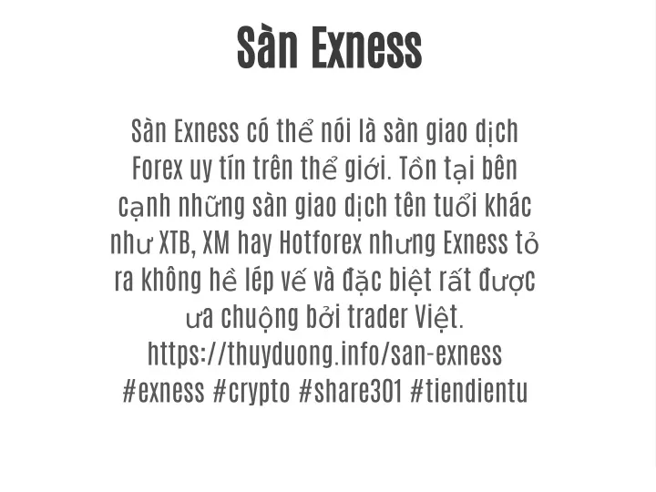 s n exness