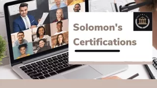 solomon s certifications