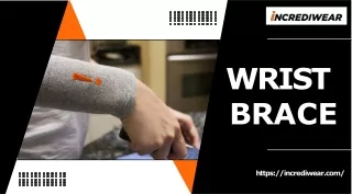 Get Best Wrist Brace Relief Online | Incrediwear