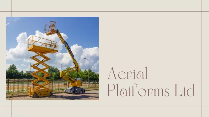 aerial platforms ltd