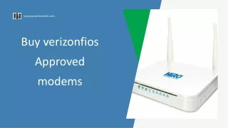 buy Verizon Fios approved modems