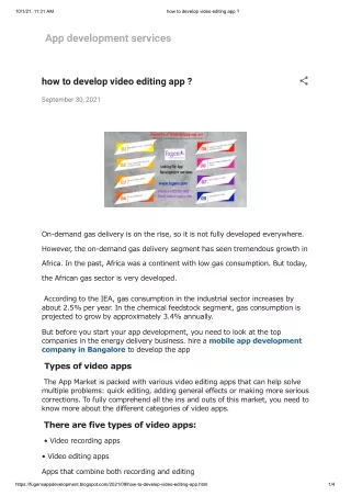 how to develop video editing app _