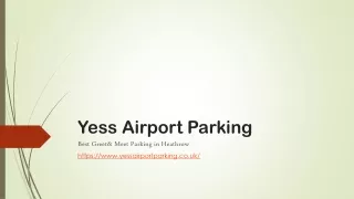 Best Meet &Greet Airport Car Parking in Heathrow