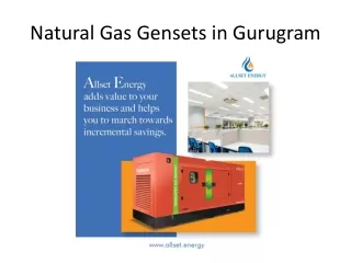 Natural Gas Gensets in Gurugram