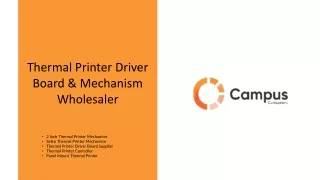 thermal printer d river b oard mechanism