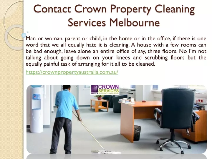 contact crown property cleaning services melbourne