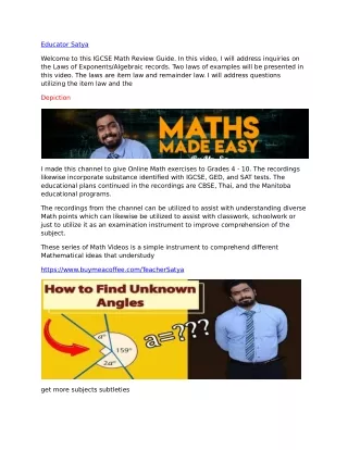 educator satya