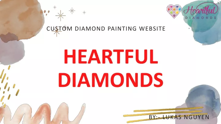 custom diamond painting website